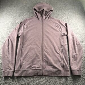 Lululemon‎ City Sweat Hoodie Mens XL Full Zip Jacket Purple Athletic Lightweight